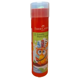 Faber-Castell 13 Erasable Plastic Crayons with Magic Eraser